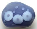 Spectacular bluish violet orbicular chalcedony from Ethiopia